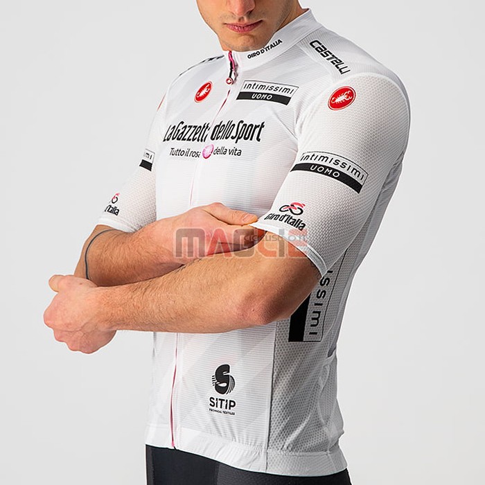 Maglia Giro d'Italia Manica Corta 2021 Bianco